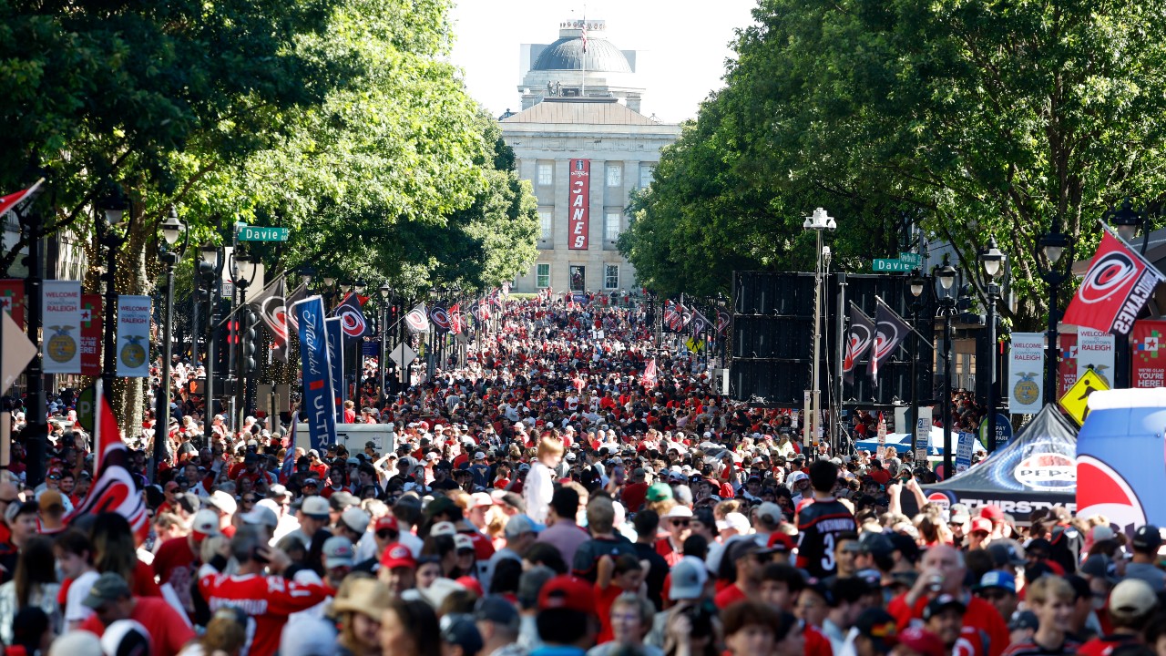 'About that time': Sights and sounds from Hurricanes' Stanley Cup parade