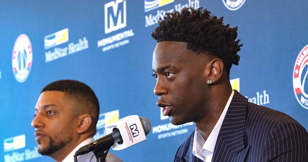 AJ Dybantsa impresses at Wizards introductory press conference – Deseret News
