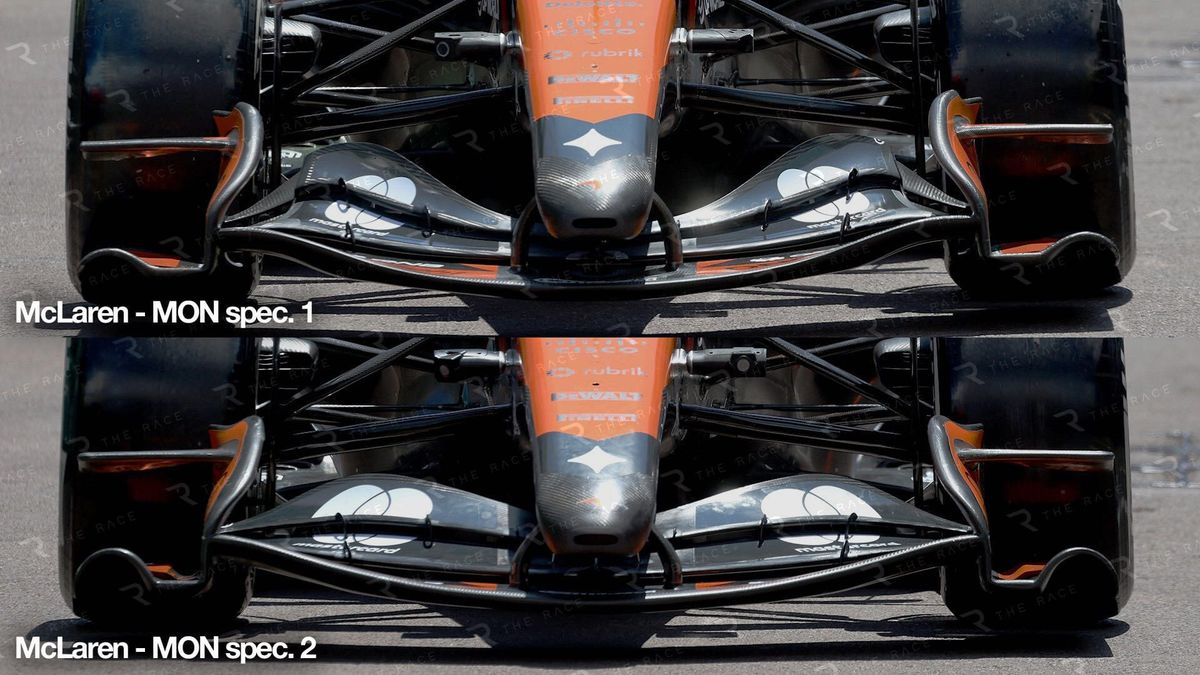 What's really going on as McLaren removes new front wing again