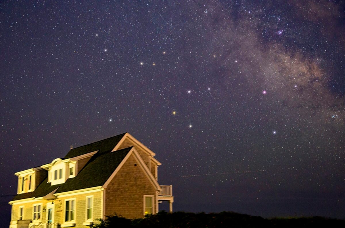 Sagittarius Teapot & Spoon by John Chumack, Cape Cod, MA, USA. Equipment: Canon 6D DSLR, 50mm lens, tracking mount.