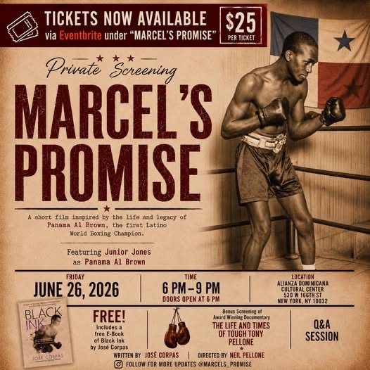 Marcel's Promise,' Panama Al Brown Short Film, Screens June 26