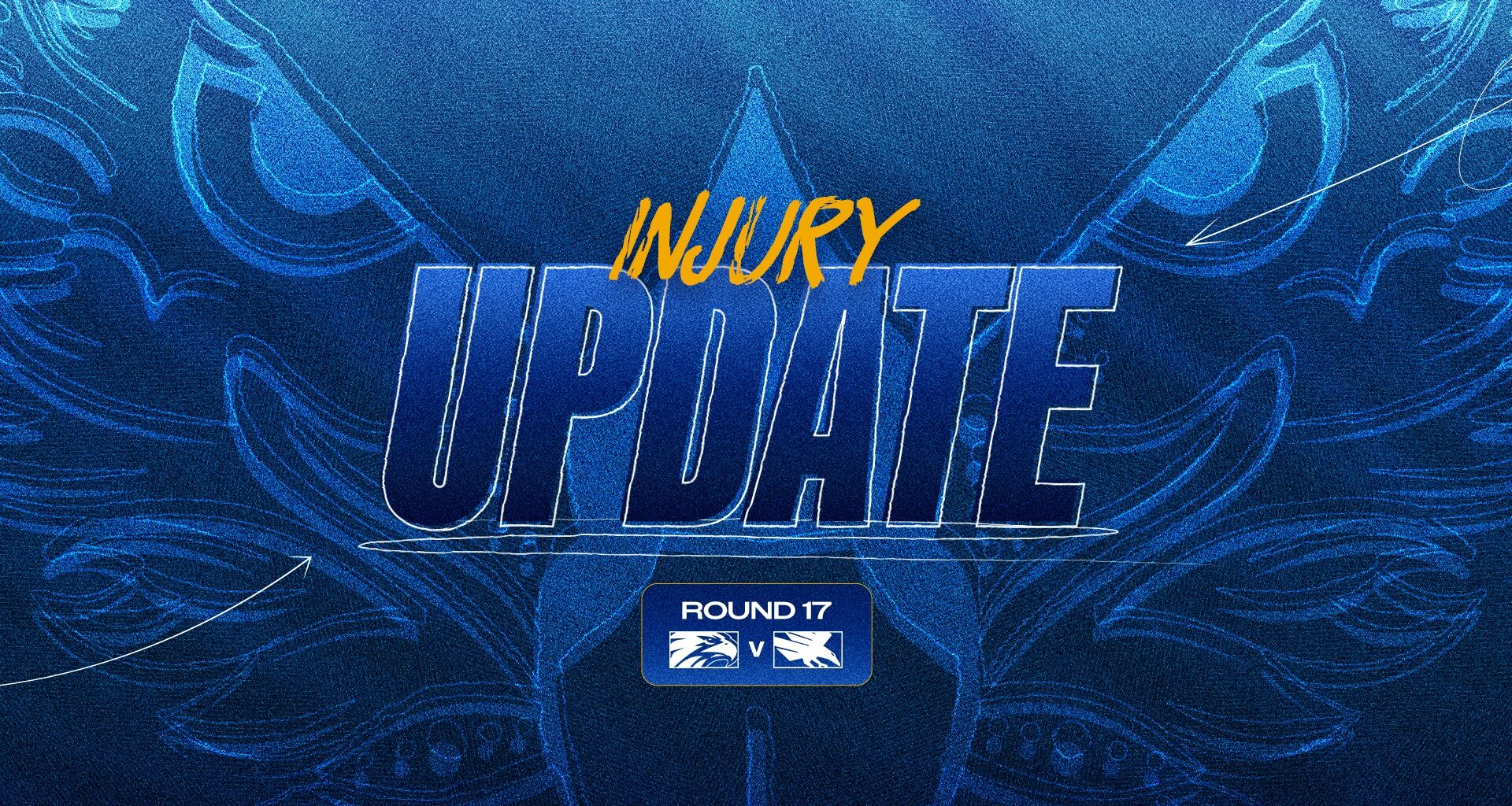 West Coast Eagles injury update: Round 17
