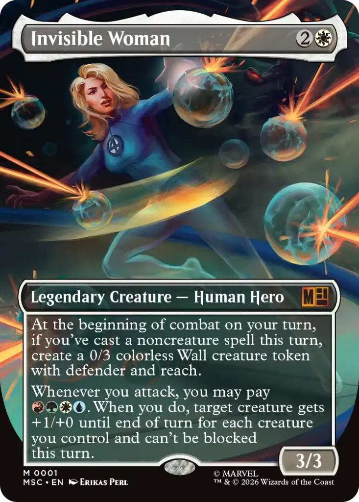 Invisible Woman Marvel Super Heroes Commander Precons Decklists