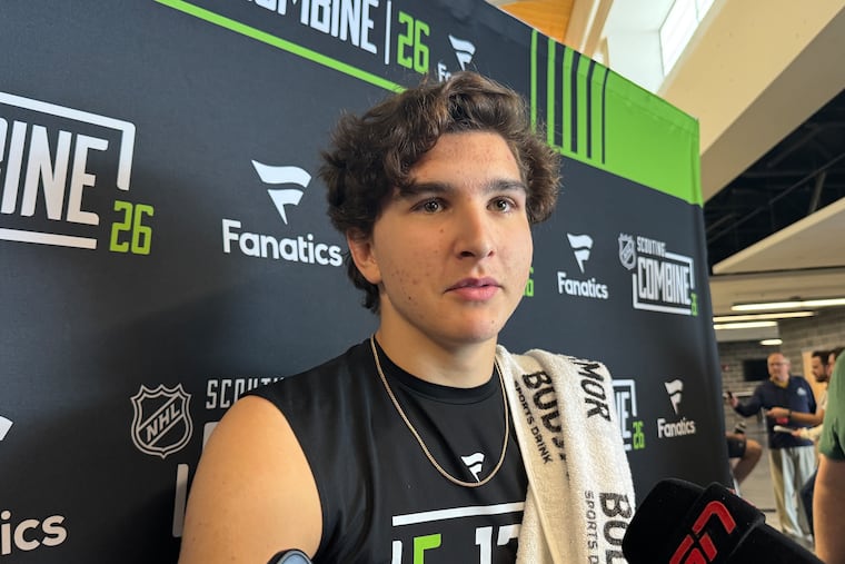 Alexander Command could be available when the Flyers select at No. 21 overall.
