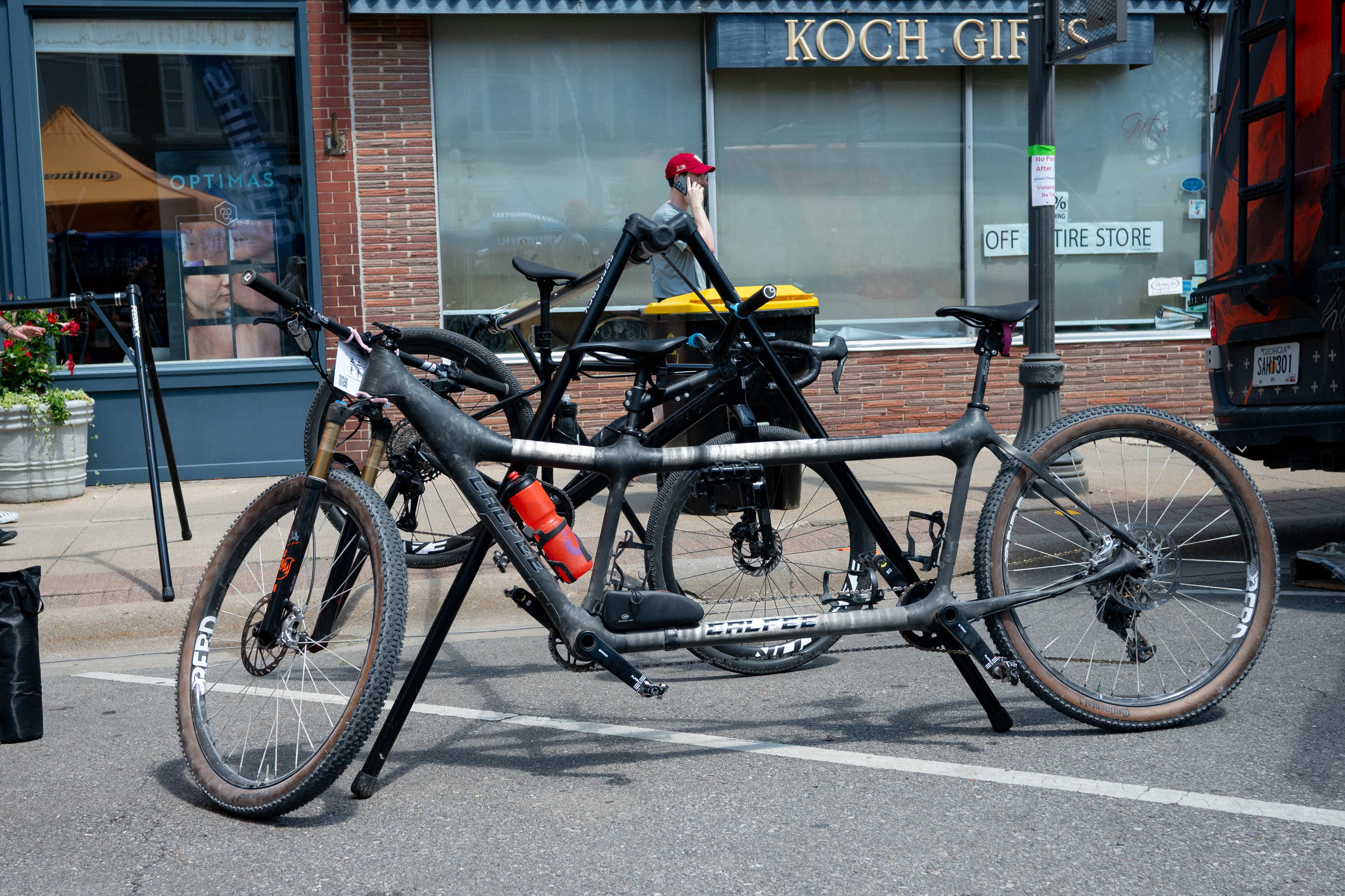 Photos of the tech found at the Unbound Gravel Expo