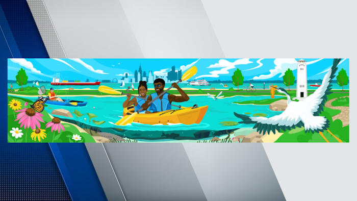 This art got selected to be community painted in Paint-By-Number style in Belle Isle