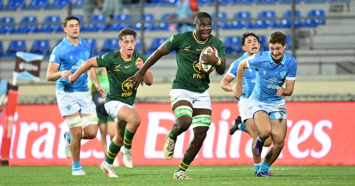 The two areas the Junior Springboks were 'challenged' in 104-7 rout