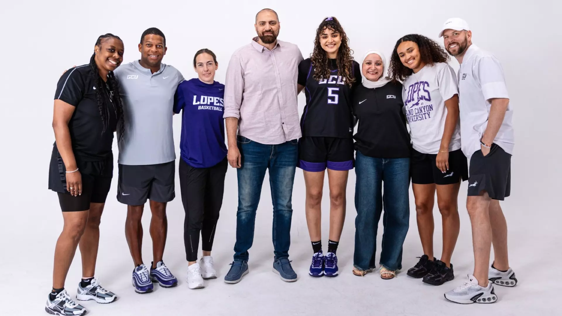 Jana "Tika" Sallman and coaches