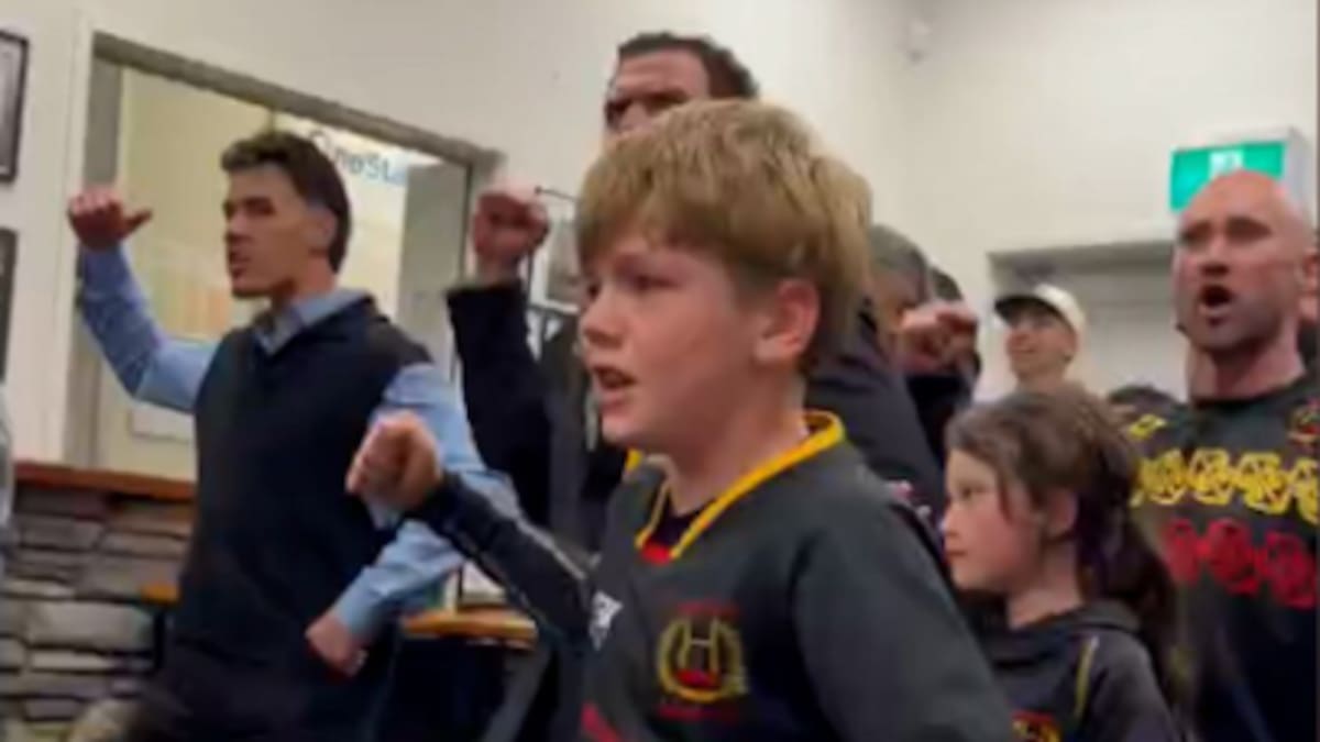 Tears and pride as son helps lead haka for dad’s 500th rugby match milestone