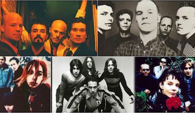 '90s alt. rock bands Handsome, Shudder To Think, Cay, Into Another and Drugstore