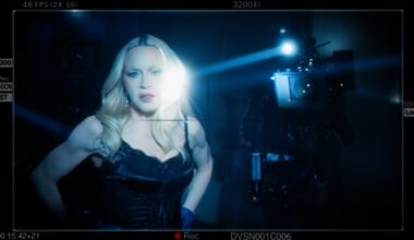 Madonna wearing Dolce & Gabbana in Confessions II – The Film.