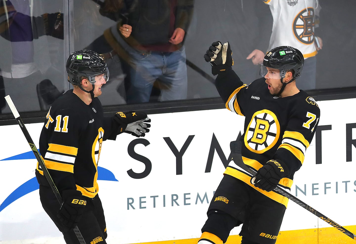 Casey Mittelstadt (left) is under contract for another season, but Viktor Arvidsson is weeks away from being an unrestricted free agent.