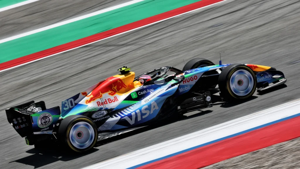 Liam Lawson scored another points finish in Spain