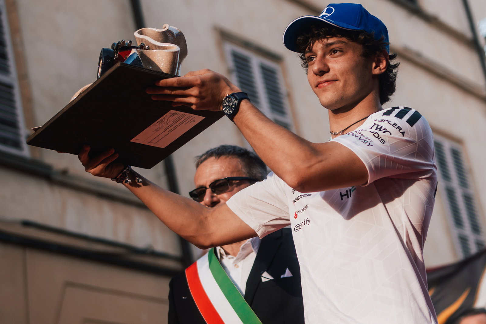 Antonelli shuts down Ferrari talk after Bandini Trophy win