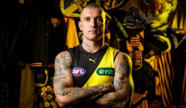 Dusty returns to Punt Rd to mentor young Tiger cubs