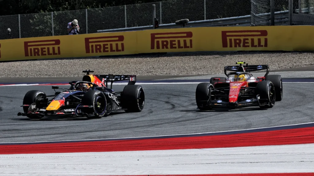 Max Verstappen and Lewis Hamilton rekindled an old rivalry with a fierce battle in the early stages of the race