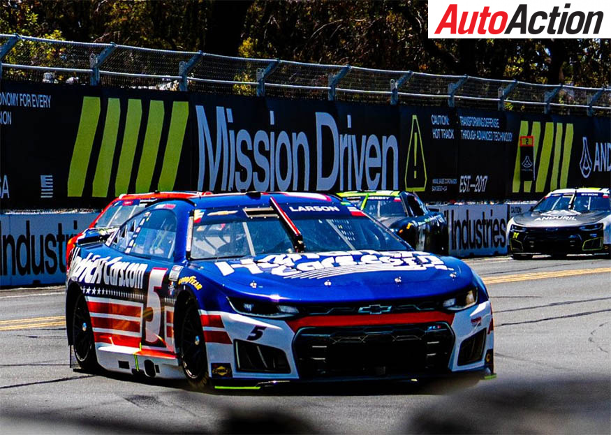 Kyle Larson No. 5 Hendrick Motorsports Chevrolet at Qualcomm Circuit Naval Base Coronado