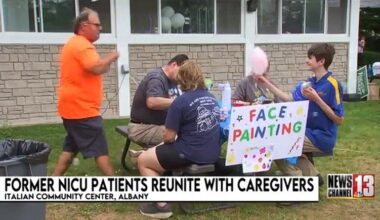 Albany Med NICU reunion brings families back to caregivers