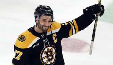 Boston Bruins announce plans to retire Patrice Bergeron’s No. 37