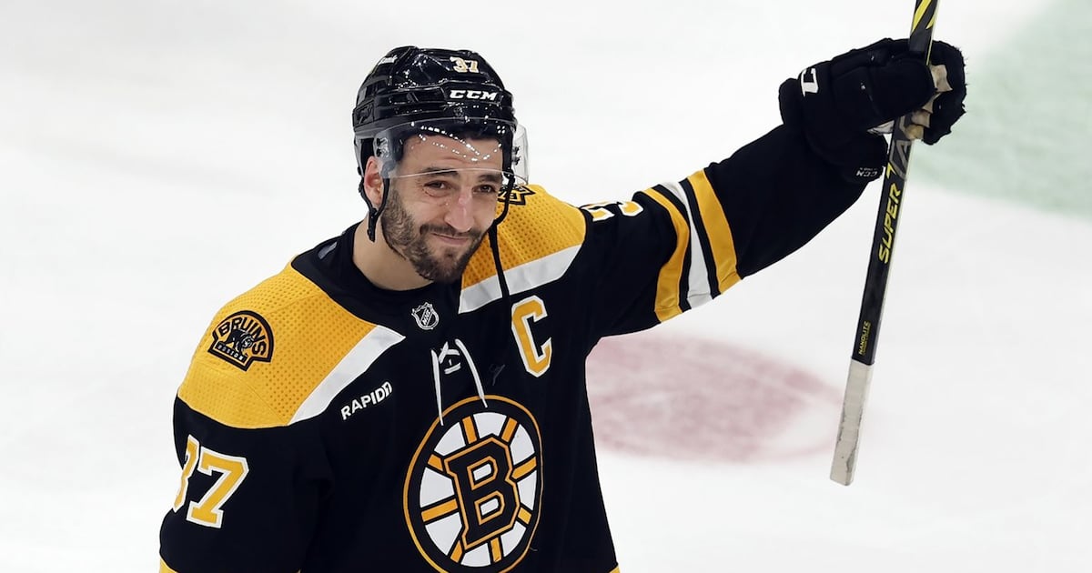 Boston Bruins announce plans to retire Patrice Bergeron’s No. 37