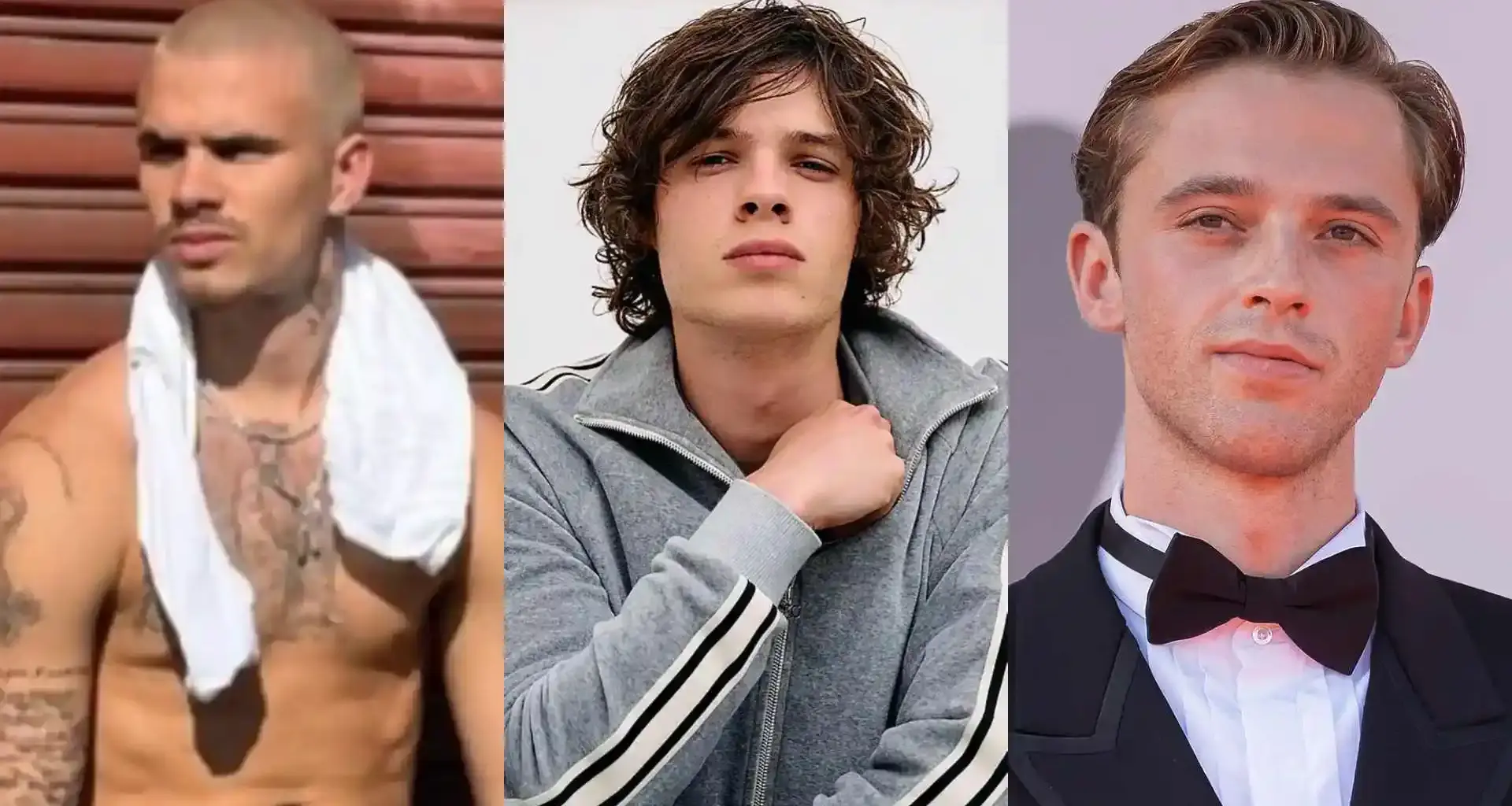 Romeo Beckham; Paul Kircher & Benjamin Voisin