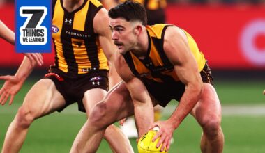 Seven things we learned: Hawthorn's midfield is doing just fine