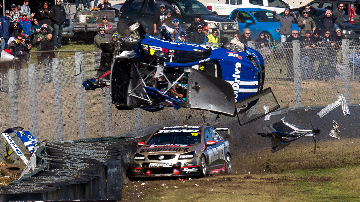 Blanchard Racing Team buys Supercar from Todd Hazelwood Sandown 2017 crash