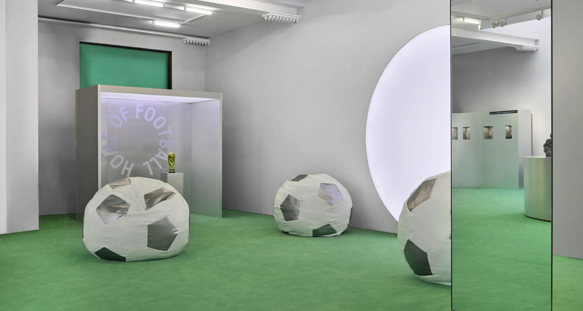 At Home of Football: Home & Away, memorabilia is reimagined