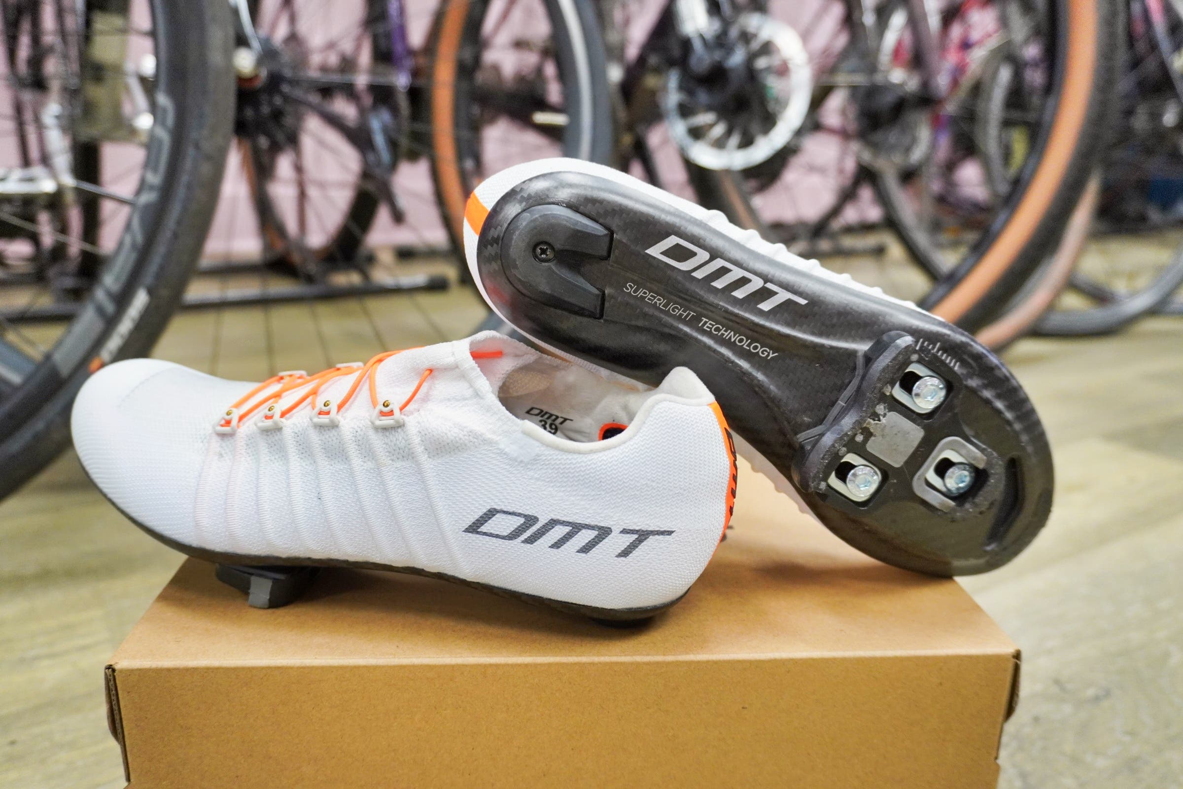 Best premium women’s cycling shoes → DMT Pogi Superlight