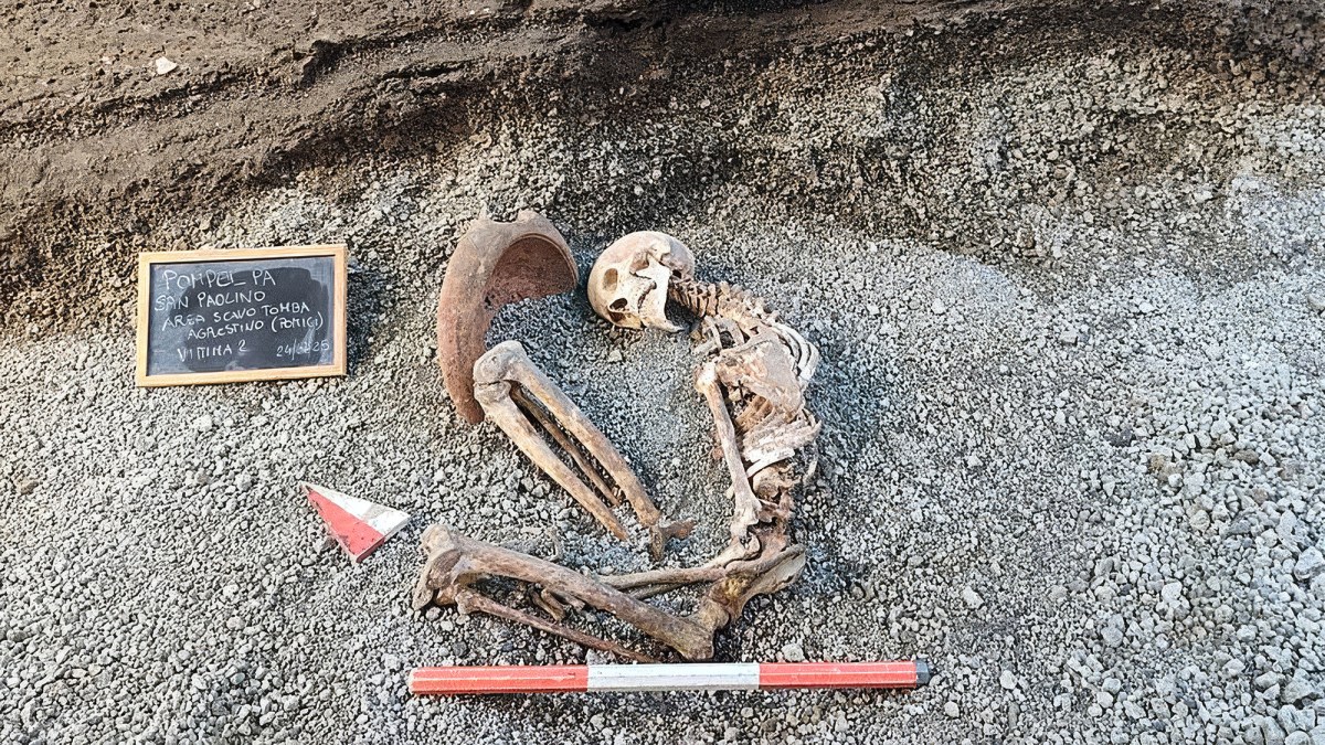 AI makes Pompeii victim's final moments look shockingly real