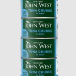 John West tuna chunks in brine, ??1.50/125g