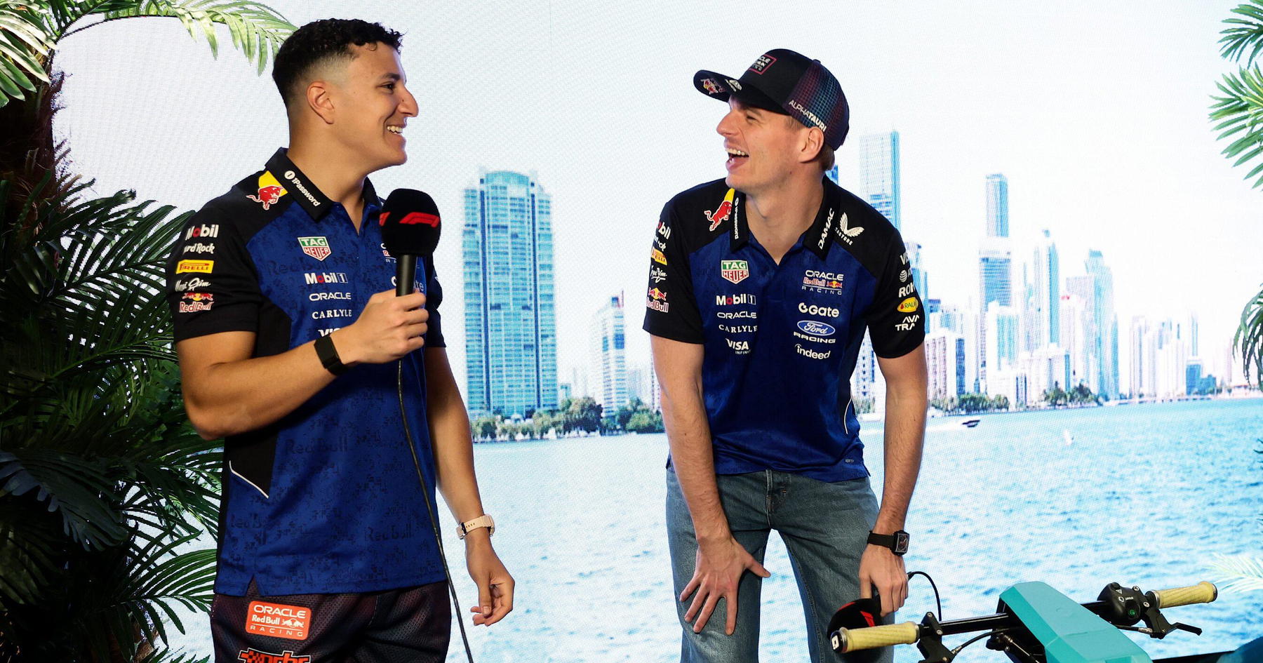 Max Verstappen and Isack Hadjar involved in hilarious hotel guests prank