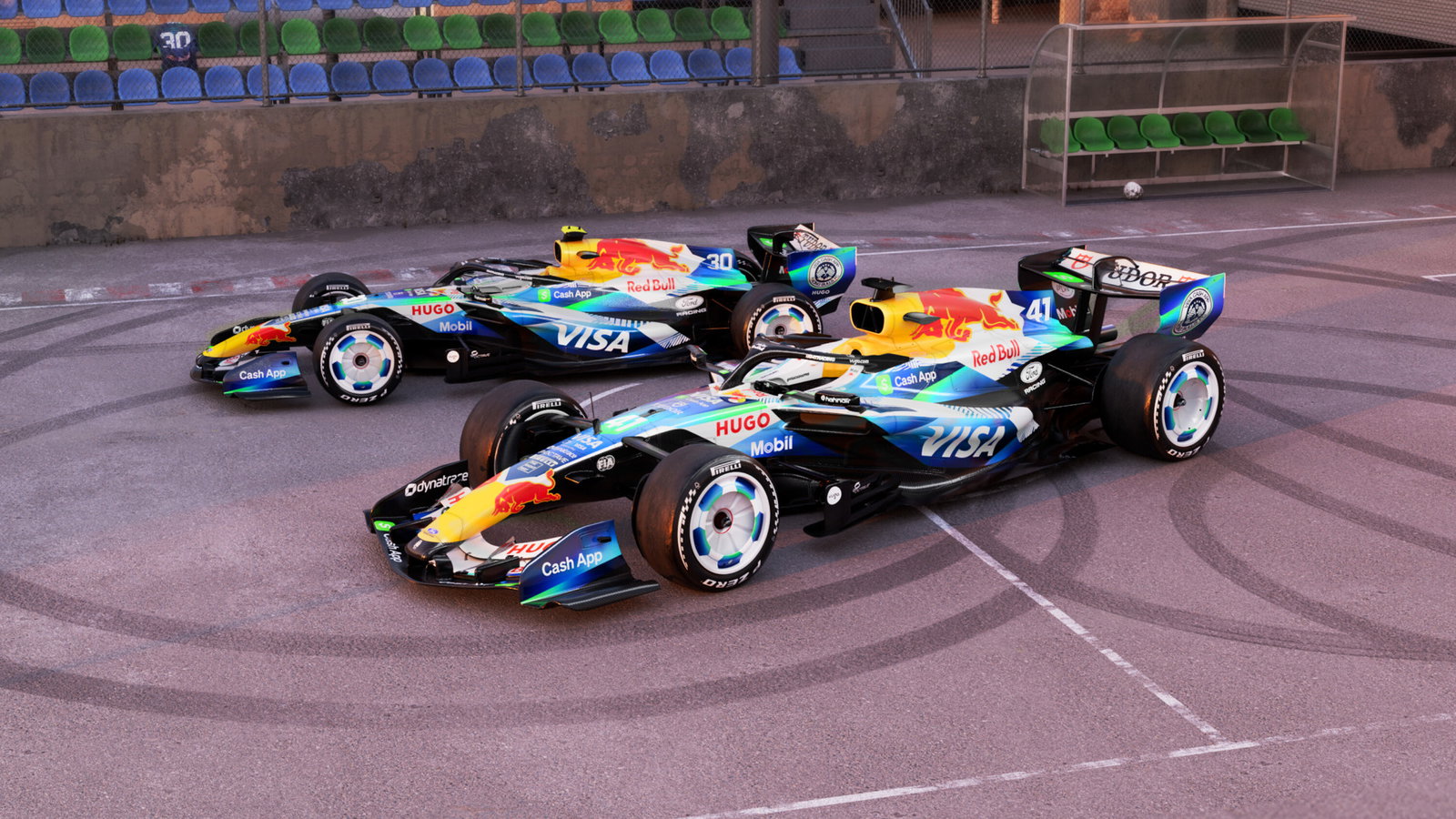 Racing Bulls reveals World Cup inspired Barcelona livery
