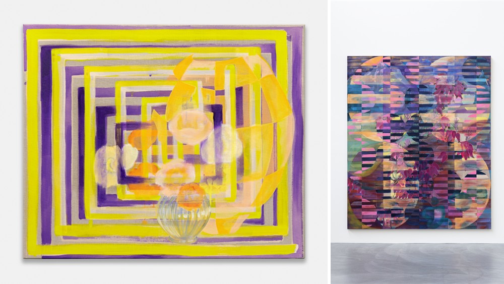 From left. “Stillleben (Window)” (2023) by Athene Galiciadis. Photo by Malle Madsen.
 “Stillleben (Reflection on Longings and Belongings)” (2021) by Athene Galiciadis. Photo by Andreas Zimmermann.