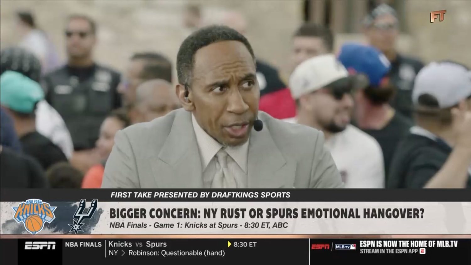 Stephen A. Smith takes credit for Knicks getting to the NBA Finals