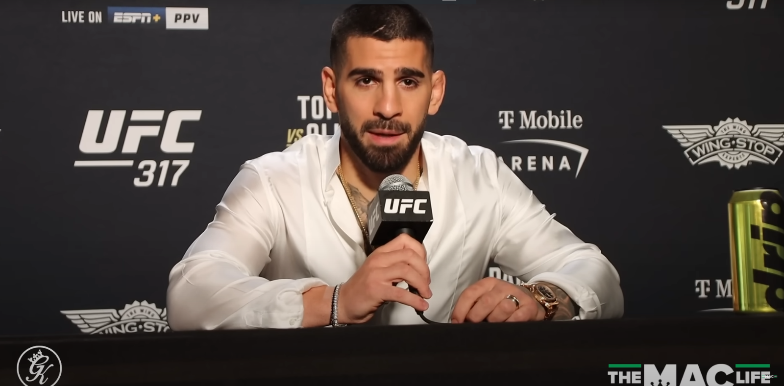 Dvalishvili says eye injury hampered Topuria in UFC White House defeat