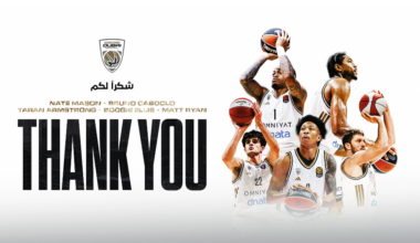 Dubai Basketball part ways with Mason, Caboclo, Armstrong, Ryan and Ellis