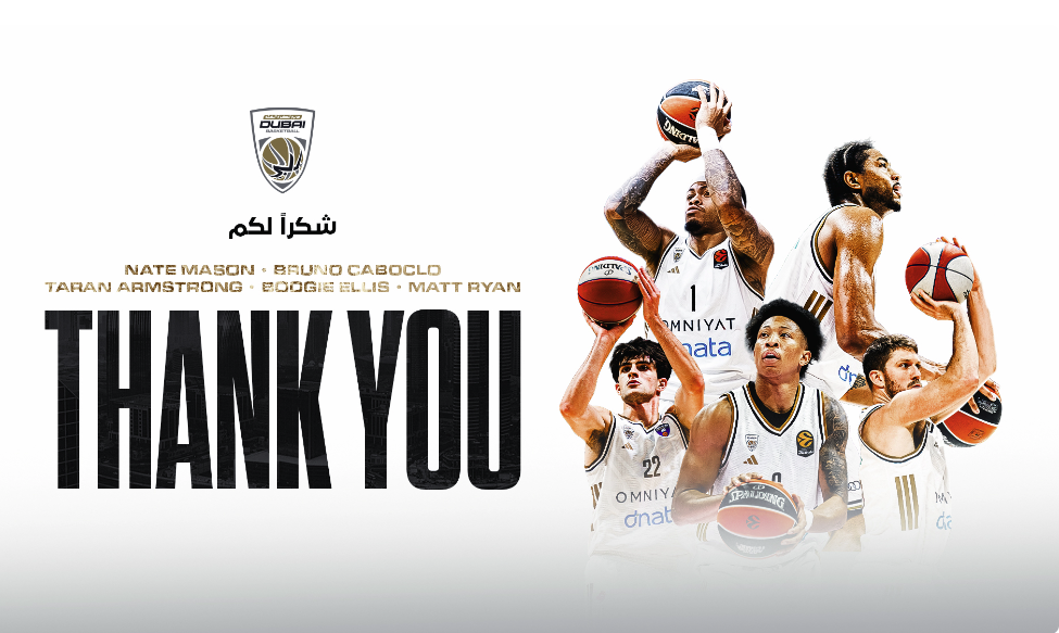 Dubai Basketball part ways with Mason, Caboclo, Armstrong, Ryan and Ellis