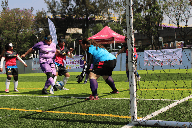 The blind football team opening up the world for women in Mexico