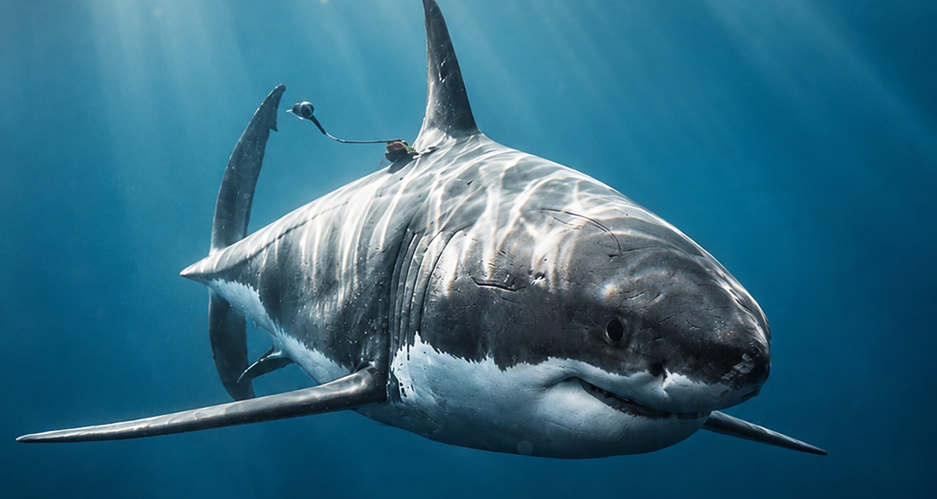 An angler caught a juvenile great white shark off the coast of Nantucket