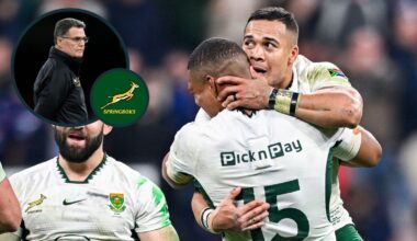 Springboks team: Kolbe and Wilemse bring up Test milestones