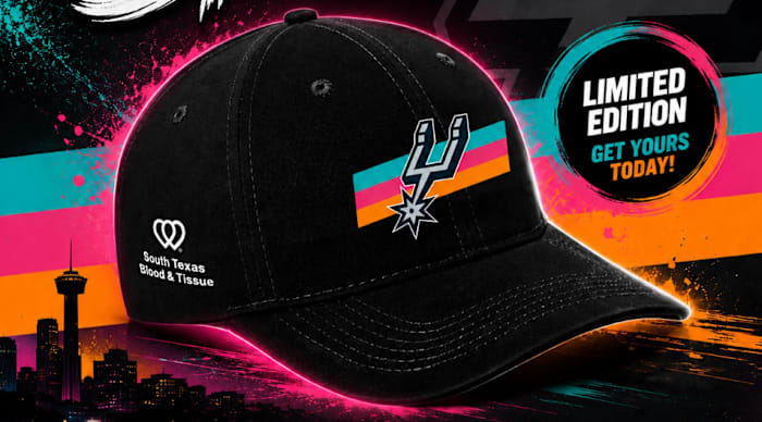 Spurs fans can score a limited-edition cap by donating blood on NBA Finals game days