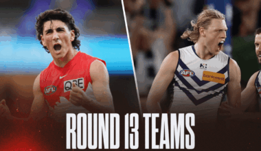 AFL Teams Round 13 2026: Confirmed line-ups, ins and outs