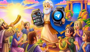 Telegram smartwatch app version