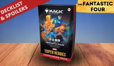 The Fantastic Four Commander Precon Decklist Spoilers Banner