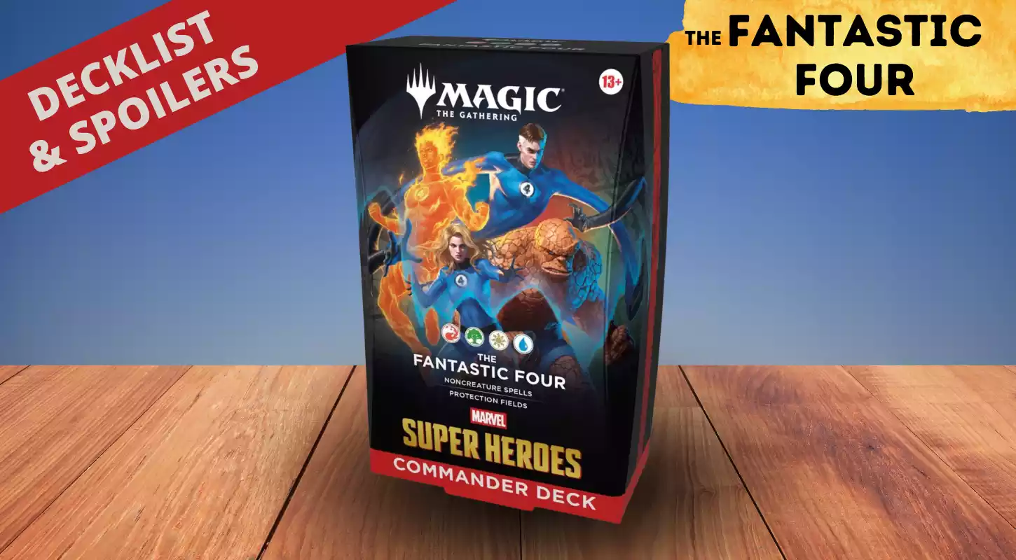 The Fantastic Four Commander Precon Decklist Spoilers Banner
