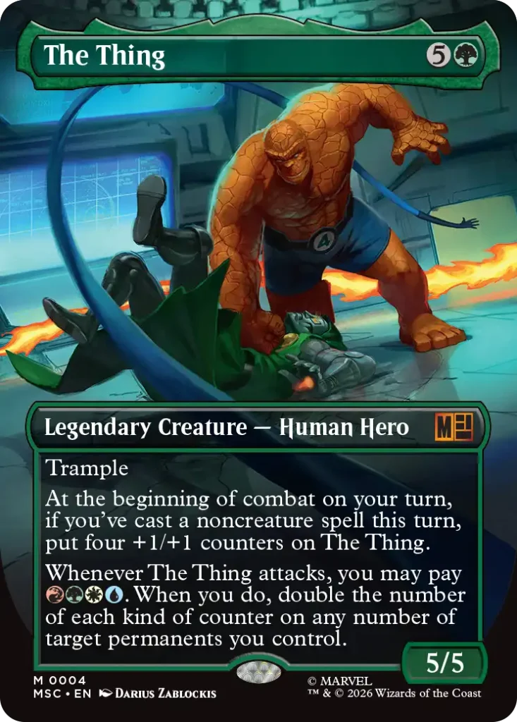 The Thing Marvel Super Heroes Commander Precons Spoilers