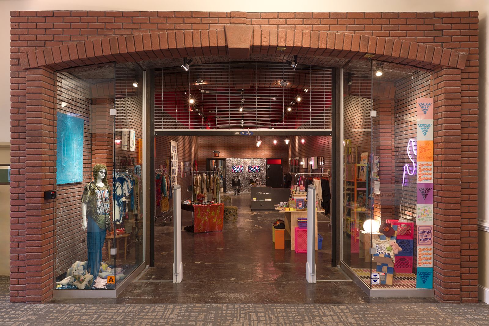 Image may contain Shop Architecture Building Accessories Bag Handbag and Floor