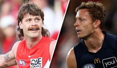 TEAMS: Swans make surprise ruck call as key duo return, important Lion back