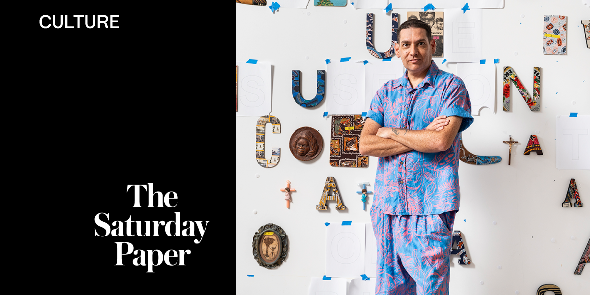 First Nations visual artist Tony Albert